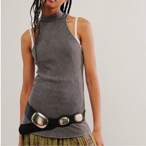 Free People Road Trip Ribbed Tank Top size small New without tags